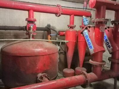 Піщано-гравійна фільтростанція з автоматичним промивкою, продуктивністю 200 м3/год.
